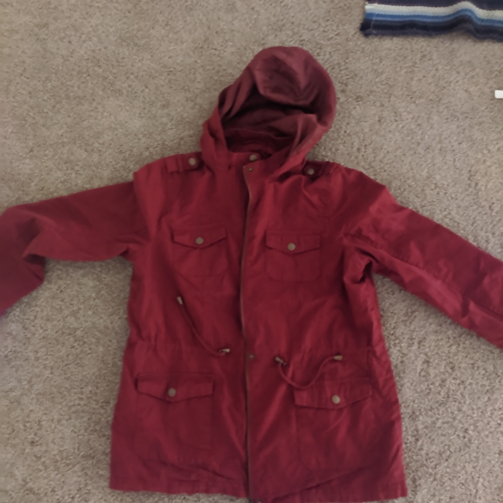 Twill anorak jacket xl slim fit